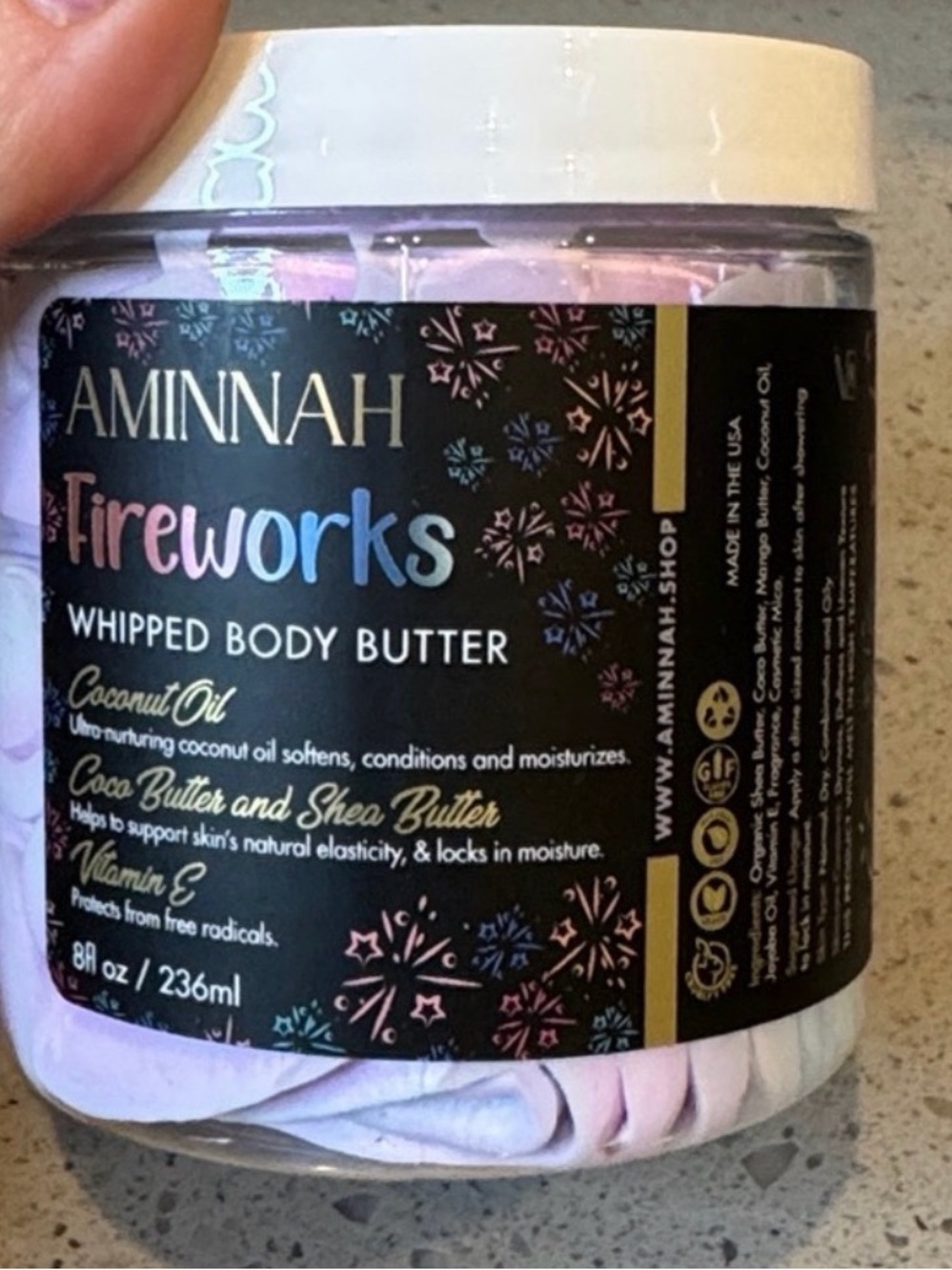 AMINNAH Fireworks Whipped Body Butter